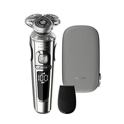 Philips Norelco S9000 Prestige Rechargeable Wet & Dry Shaver with Precision Trimmer and Premium Case, SP9820/87