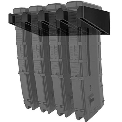 Solid ABS 4X Standard PMAG Wall Mount, Mag Holder, Home Magazine Storage Rack,1 Pack