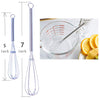 zYoung Mini Whisks Set of 2, 5 Inches and 7 Inches