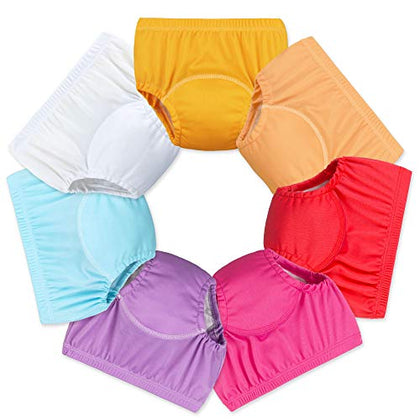 Max Shape Baby Girls Training Underwear, Toddler Girls Training Pants Girls Training Underpants 7 Pack Multicolor 2T