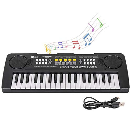 37 Key Piano Keyboard for Kids Musical Toys for 3 4 5 6 Year Old Girls Kids Piano Portable Music Keyboard Electronic Educational Learning Toy for Boys Girls Birthday Gifts