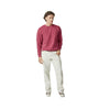 Comfort Colors Adult Crewneck Sweatshirt, Style 1566, Crimson, Large