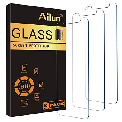 Ailun Screen Protector for iPhone 11 Pro Max/iPhone Xs Max 3 Pack 6.5 Inch 2019/2018 Release Case Friendly Tempered Glass