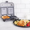 Uncanny Brands Star Wars Darth Vader and Stormtrooper Grilled Cheese Maker- Panini Press and Compact Indoor Grill- Opens 180 Degrees for Burgers, Steaks, Bacon