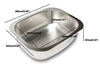 WANANG Stainless Steel Washing-up Bowl Multi-purpose Dish Tub for Sink/Wash Basins/Dishpan for Sink (Original Type)