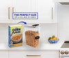 PLASTIC HOUSE Cereal Containers Storage 4-4L Cereal Dispenser For Pantry Organization, FITS STANDARD SIZE CEREAL BOX Airtight Food Storage Containers For Maximum Freshness
