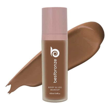 Best Bronze Bombshell Body and Leg Makeup - Full Coverage Foundation and Concealer Makeup to Cover Scars, Bruises, Tattoos, Vitiligo, And More (NC52 Deep Golden)