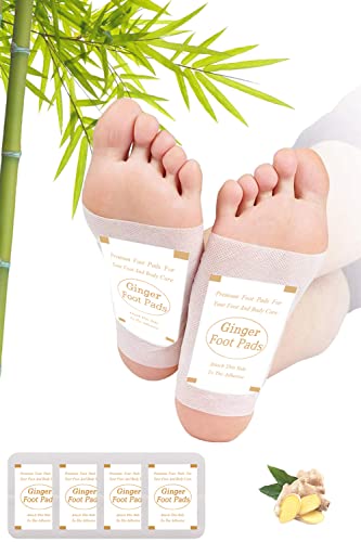 TEWEAE Foot Pads | Ginger Foot Pads for Your Good Feet | Foot and Body Care | Apply, Sleep & Feel Better | All Natural & Premium Ingredients for Best Combination & Results | 20 PCS