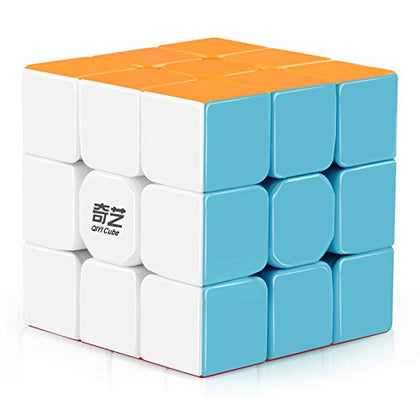 D-FantiX QY Toys Warrior W 3x3 Speed Cube Stickerless 3x3x3 Magic Cube Puzzles