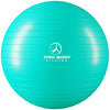 ProBody Pilates Ball Yoga Ball Exercise Ball, Balance Ball or Pregnancy Ball for Stability, Yoga Ball Chair, Therapy Ball Workout Ball or Birthing Ball for Pregnancy (Turq, 55 cm)