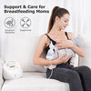 Momcozy Hands Free Pumping Bra, Adjustable Breast-Pumps Holding and Nursing Bra, Suitable for Breastfeeding-Pumps by Lansinoh, Philips Avent, Spectra, Evenflo and More(Black,X-Small)