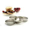 Norpro 3776 Stainless Steel English Muffin Rings, Set of 4, sylver