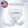 CustMbite Nightguard for Teeth Grinding, Clear (2 Pack) Made in USA