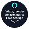 Amazon Basics Slider Quart Food Storage Bags, 120 Count (Previously Solimo)