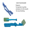 Angzhili 3 Pcs Dental X Ray Film Holder,Intraoral Film Clip Holder(Blue)