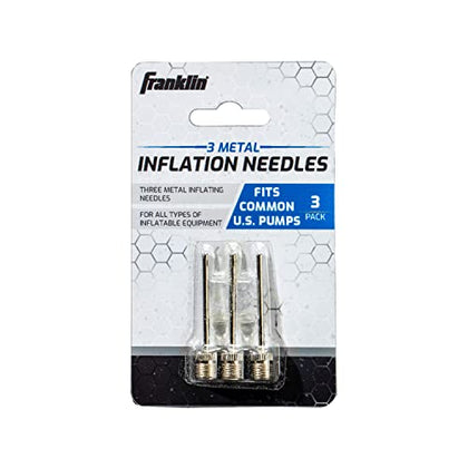Franklin Sports 3 Pack of Inflation Needles silver