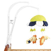 HLEEDUO DIY 23 inch Baby Crib Mobile Holder, The Claw Part can be Adjusted Width?Crib Mobile arm with Music Box