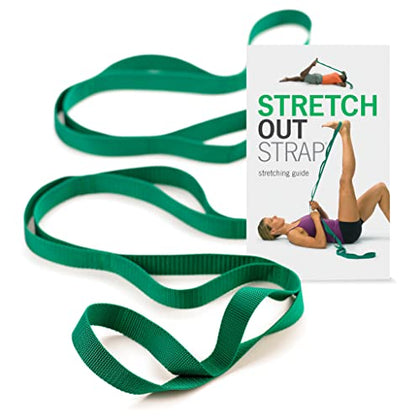 The Original Stretch Out Strap with Exercise Book - Made in the USA by OPTP - Top Choice of Physical Therapists, Athletic Trainers & Yoga