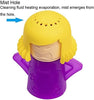 ACZURXLY Angry Mama Microwave Cleaner, Oven Steam Cleaner Disinfectant With Vinegar & Water for Kitchen, Funny Easily to Clean Crud in Minutes Useful Cool Gadgets English Manual, Purple