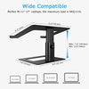 BoYata Laptop Stand, Ergonomic Aluminum Height Adjustable Computer Stand Laptop Holder for Desk, Compatible with MacBook Pro/Air, Dell, Lenovo, HP, Samsung, More Laptops 11-17