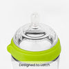 Comotomo Baby Bottle, Green, 5 Ounce (2 Count)