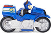 Paw Patrol, Moto Pups Chases Deluxe Pull Back Motorcycle Vehicle with Wheelie Feature and Toy Figure