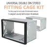 Universal Double 2 Din Car Player Stereo Radio Replacement Fitting Cage Kit Installation