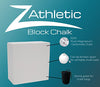 Z Athletic 8 Blocks of 2oz Chalk Total 1lb for Gymnastics, Weightlifting, Rock Climbing, Crossfit