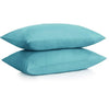 DreamHome Set of 2 Wrinkle Resistant Ultra Soft Pillowcases with Envelope Closure (Standard, Aqua)