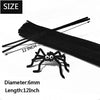 100Pcs Black Pipe Cleaners Chenille Stem for DIY Crafts,Arts,Wedding,Home,Party,Holiday Decoration 6 mm x 12 Inch