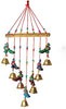 Bells Windchaims Hanging for Home Door, Wall, Temple, Bedroom, Decorative Accessories for Party, Christmas Decor, Wedding, Christmas Festivities Gift Size:- 20 Inch (Peacock)