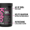 Sports Research Keto Plus Exogenous Ketones with goBHB - 30 Servings | Keto Electrolyte Powder for Hydration, Energy, Focus & Ketosis | Keto Certified, Vegan Friendly (Fruit Punch)