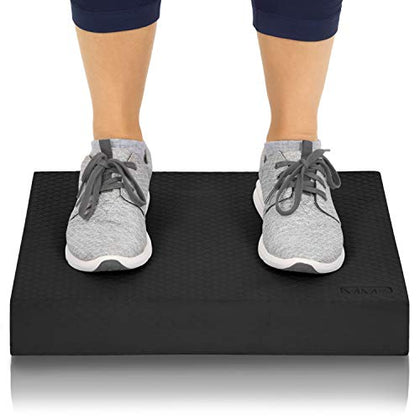 Vive Balance Pad - Foam Large Yoga Mat Trainer for Physical Therapy, Stability Workout, Knee and Ankle Exercise, Strength Training, Rehab - Chair Cushion for Adults, Kids, and Travel