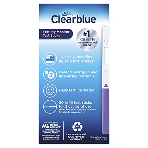 Clearblue Fertility Monitor Test Sticks, 30 count