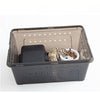 Reptile Hide Box, Small Animal Hideaway, Hides with Texture Help Peeling, for Snakes, Lizards, Leopard Gecko (M)
