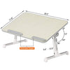 Amazon Basics Adjustable Tray Table Lap Desk Fits up to 17-Inch Laptop, Medium, 12