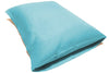 DreamHome Set of 2 Wrinkle Resistant Ultra Soft Pillowcases with Envelope Closure (Standard, Aqua)