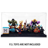 Display Case for Minifigure Action Figures Blocks, Display Box Storage for Lego Minifigures, Gifts for Lego Lovers,Black
