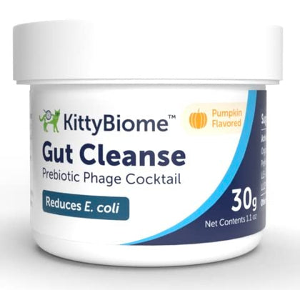 AnimalBiome Cat Prebiotic Gut Cleanse Powder to Support a Healthy Gut - KittyBiome