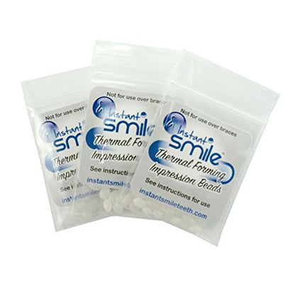 Fitting Beads, 3 Pack Included, Can Be Used for Any Billy Bob Teeth OR Instant Smile Teeth!