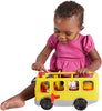Little People Musical Toddler Toy Sit With Me School Bus with Lights Sounds & 2 Figures for Ages 1+ Years,Brown