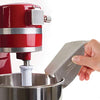 New Metro Design PC-10 Pouring Chute Compatible with KitchenAid Stand Mixer with Stainless Steel Bowl, Silver