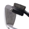 Xintan Tiger Pack of 2 Golf Club Brush Groove Cleaner with Retractable Zip-line and Aluminum Carabiner Cleaning Tools