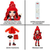 Rainbow High Winter Break Ruby Anderson - Red Fashion Doll and Playset with 2 Designer Outfits, Snowboard and Accessories