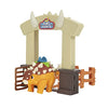 Dino Ranch Action Pack Featuring Ankylosaurus - 4 Fence Pieces to Connect- Four Styles to Collect - Toys for Kids Featuring Your Favorite Pre-Westoric Ranchers