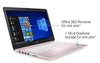 HP 2021 Newest 14 inch HD Laptop Computer, Intel Celeron N4000 up to 2.6 GHz, 4GB DDR4, 64GB eMMC Storage, WiFi, Webcam, HDMI, Bluetooth, 1 Year Microsoft 365,Windows 10 S, Rose Pink + Hubxcel Cables