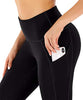 Ewedoos Fleece Lined Leggings with Pockets for Women - Thermal Warm Workout Winter Leggings for Women Yoga Pants for Women New Black