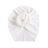 HUIXIANG Newborn Baby Headwrap Hat Soft Meryl Infant Toddler Kids Girls Turban Nursery Beanie Hats Flower, Multicolor