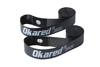 Okared 2PCS Bicycle Rim Strip 26'' /Bicycle Tire Liner/Bicycle Inner Tube Pad Rim Liner/Inner Tube Tyre Guard Cushion Pad Protector