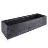 CYS EXCEL Black Wooden Planter Box (17